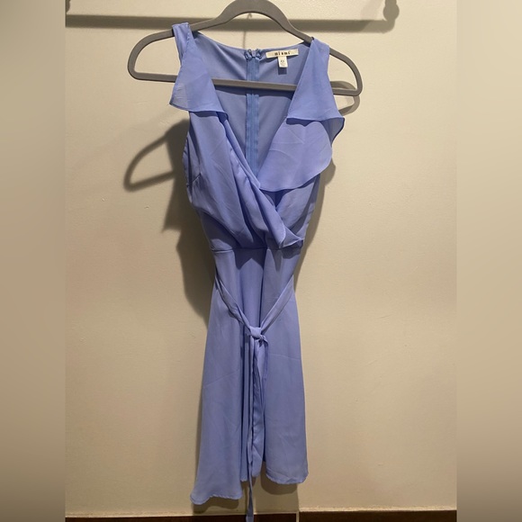 Periwinkle Ruffle Dress - Picture 1 of 2